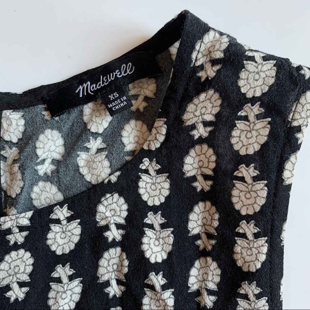 Madewell Ruffle Tank Top in Bloomstamp Size XS - Picture 6 of 12